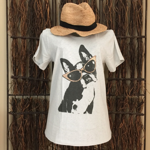 J. Crew Tops - J. CREW Graphic Tee Shirt (S)